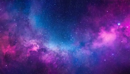 seamless space texture background stars in the night sky with purple pink and blue nebula a high...