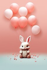 Cute Easter Bunny, Happy Easter