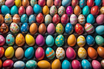 Fototapeta na wymiar Eggstravagant Elegance: Exquisite and Ornate Easter Egg Showcase