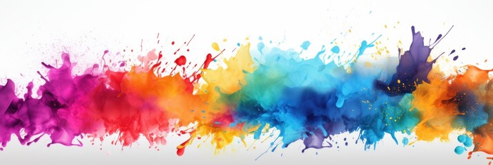 Fototapeta premium Splash of colorful powder for Holi festival