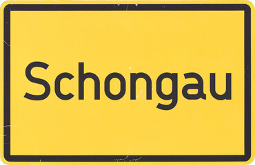 Ortsschild Schongau