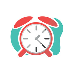 Alarm clock icon. Time. Vector graphics
