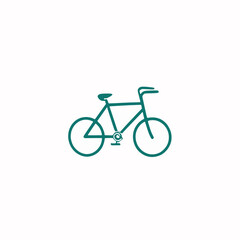 Bike vector set icon