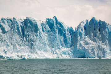 Wall of glacier, Perito Moreno in Argentina