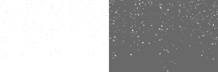 Falling snow isolated on transparent background. Heavy light snowfall, snowflakes Snow flakes, snow...