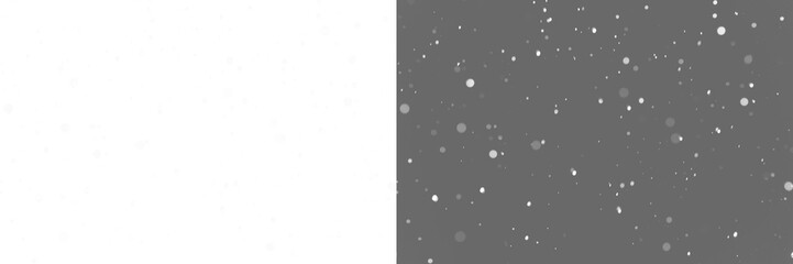 Falling snow isolated on transparent background. Heavy light snowfall, snowflakes Snow flakes, snow...