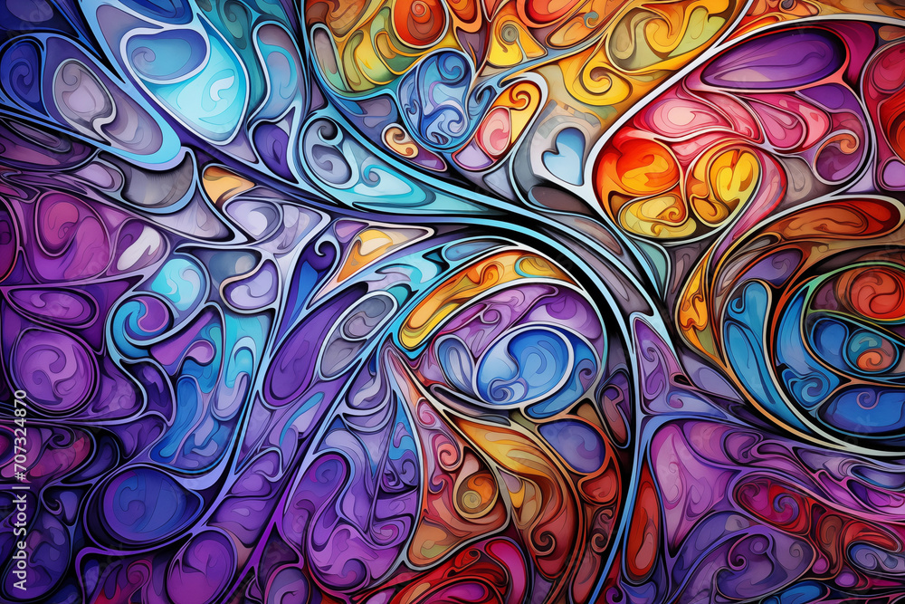 Poster abstract coloring background of the nature gradient with visual wave and lighting effects