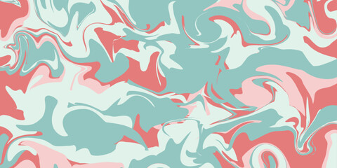 Abstract style chaotic wavy blue, red and pink design - background. Multicolored vector illustration for cards, business, banners, wallpaper, textile 