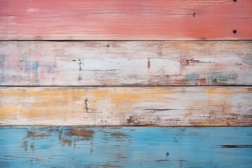 aged shabby pastel painted wooden board texture wall background, rustic hardwood planks surface