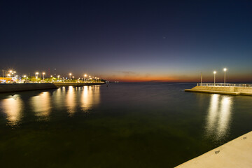 malecón de Campeche, después del atardecer