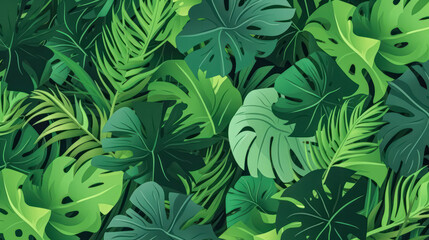 Immerse your designs in tropical bliss with this seamless pattern.