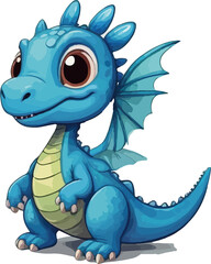 Fototapeta premium Blue Dragon 
