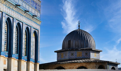The Temple Mount in Jerusalem is the third holiest place for Muslims, after Mecca and Medina.
