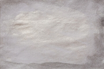 Beige and nacre silver watercolor painting paper empty wall. Abstract texture copy space neutral...