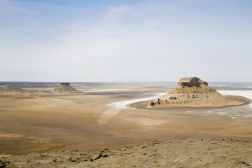 Mangystau region landscape, Karyn Zharyk depression, Kazakhstan