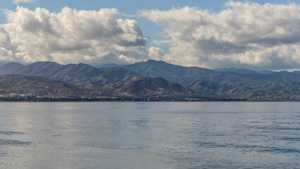view of the mountains of northern Cyprus on a winter day 2