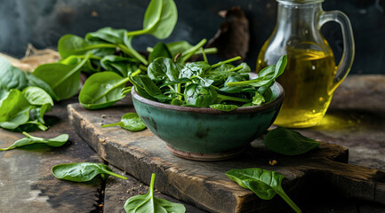 Nutritious vegetable kale salad leaves that provide big health benefits