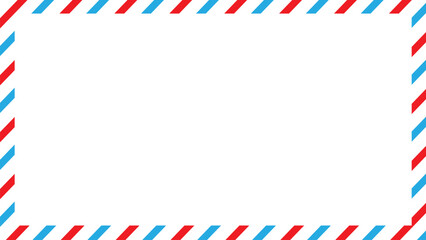 Postal avia envelope frame