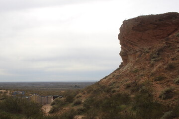 Fototapeta na wymiar Cerro de la Virgen Misionera (Paso Córdoba)
