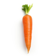carrot isolated on a white background.