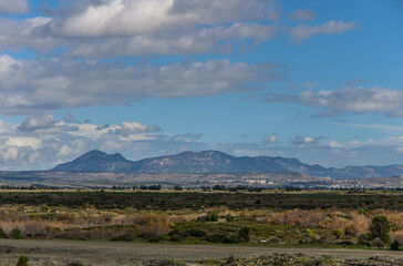 Fototapeta premium view of the mountains of northern Cyprus on a winter day 5