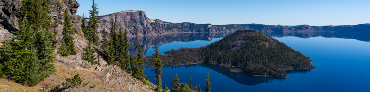 Crater Lake and Wizard Island
