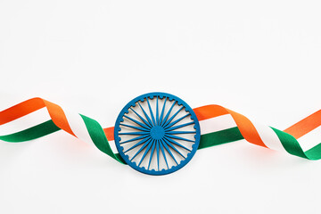 India republic day background. Independence Day India - obrazy, fototapety, plakaty