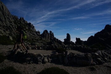 Thrilling mountain adventure