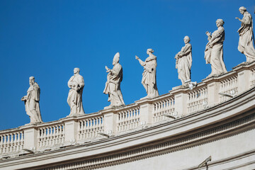 The Papal Basilica of Saint Peter in the Vatican, or simply Saint Peter's Basilica, an Italian...