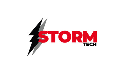 Storm logo, Agency Logo, Online company logo, 