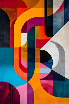 Fusionando Creatividad y Modernidad: Experiencia Visual &Uacute;nica con Colores Llamativos y Formas Din&aacute;micas, Vers&aacute;til para Fondos, Presentaciones y Panor&aacute;micos Inspiradores
