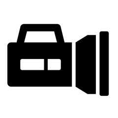 Torch flashlight icon