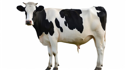 cow isolated on white,AI Generative,