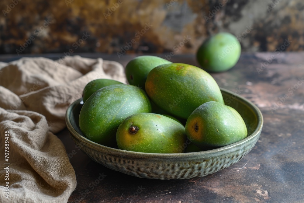 Poster Maharashtrian raw mangoes are sweet and tender