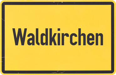 Ortsschild Waldkirchen