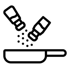 Seasoning flavor food cooking icon