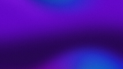 Blue purple grainy gradient vertical glowing abstract light wave on black noise texture background stock illustration. Background aesthetic. Vintage psychedelic backdrop