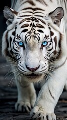 Obraz premium white bengal tiger
