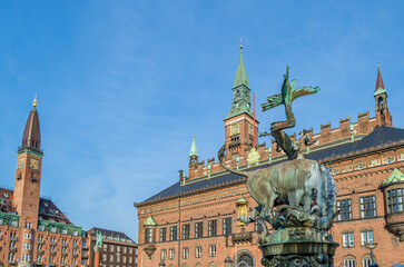 Obraz premium Architecture in Copenhagen, Denmark