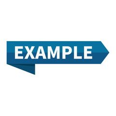 Example Blue Rectangle Ribbon Shape For Explanation Detail Information Knowledge Announcement
