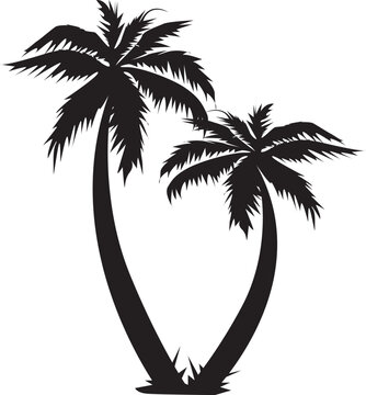 silhouette-palm trees silhouettes,set of palm trees,palm trees silhouettes,set of trees,set of palms,