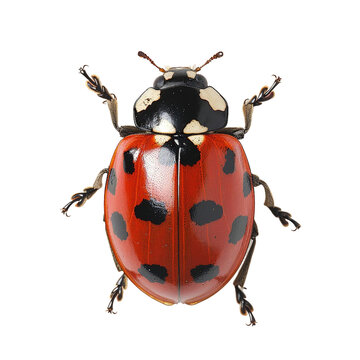 Ladybug, PNG picture, no background image.