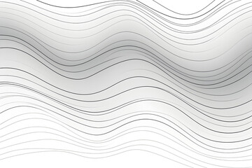 abstract wavy background, thin lines on white