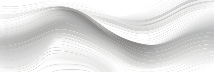 abstract wavy background, thin lines on white