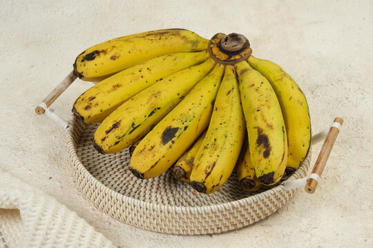 pisang ambon,local banana in Indonesia with fragrant and sweet flavour.