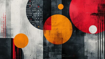 Abstract modern and colorful illustration background