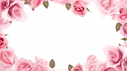 Flower composition background, decorative flower background pattern, floral border background