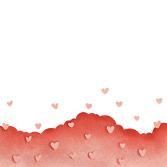 Love. Frame,hand drawing,heart