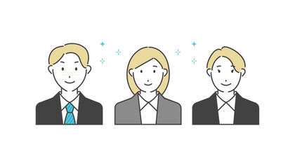 フレッシュな新入社員たち