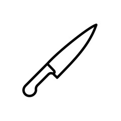 Knife icon vector trendy design template.